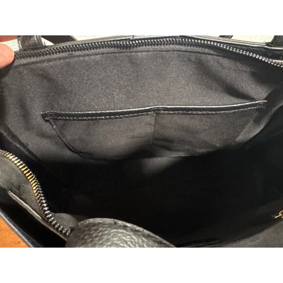 Nanette Lepore Arriss Triple Section Shoulder Bag Black - Picture 10 of 13